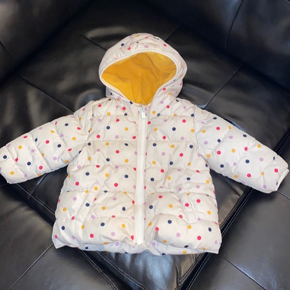 Old Navy Other - Old Navy polka dot toddler girl coat!